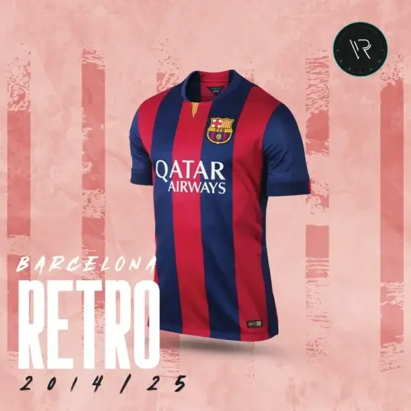 FC Barcelona 2014/15 Retro Home Jersey
