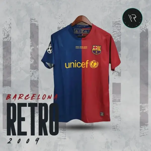 Barcelona Retro Jersey 2009